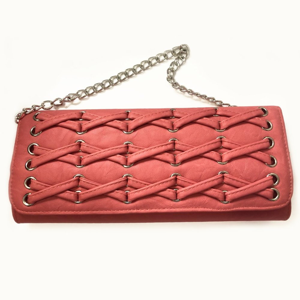 Pink Diax Evening Clutch | Handbag | Purse